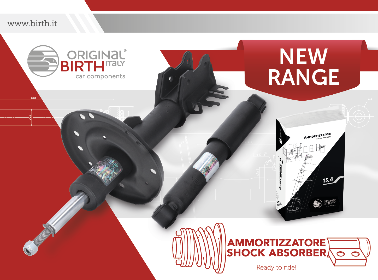 NEW SHOCK ABSORBER RANGE