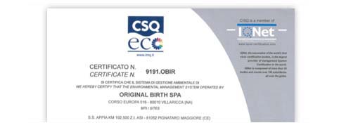 Anteprima certificato ISO 14001:2015