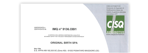 Anteprima certificato IATF