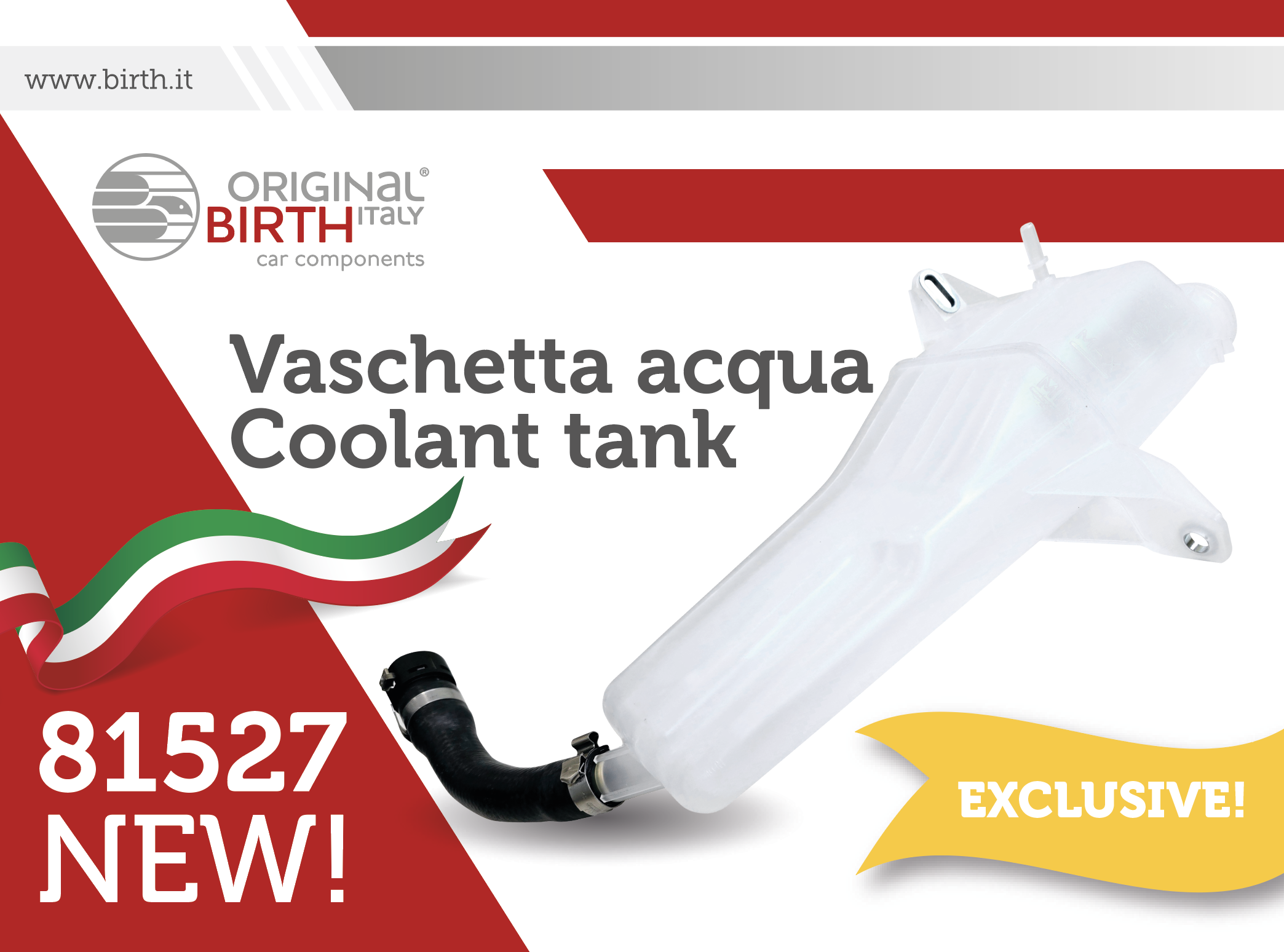 Vaschetta acqua coolant tank